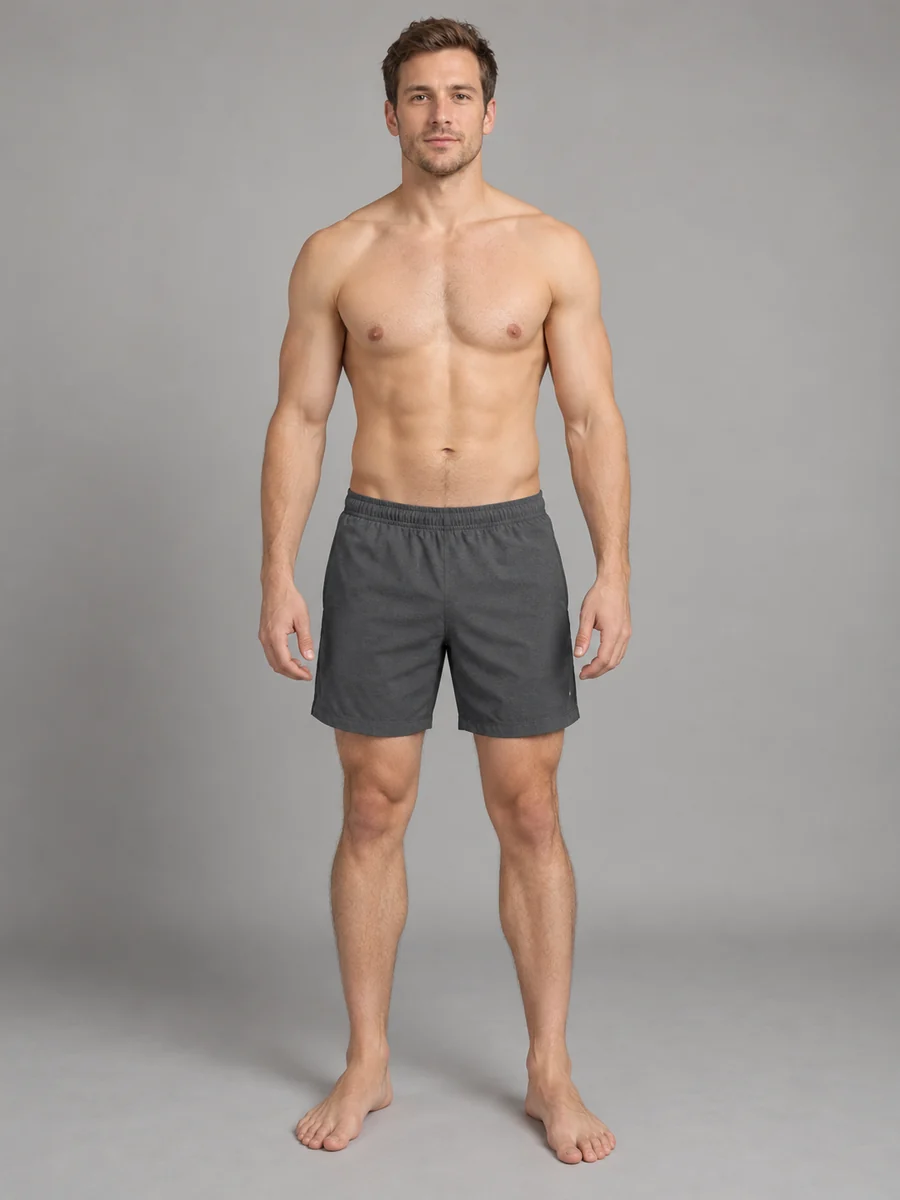 Full-body photo of a man without tattoos